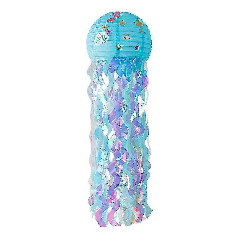 Mermaid Party Decoration Diy Hanging Jellyfish Lantern Little Mermaid Sea Party