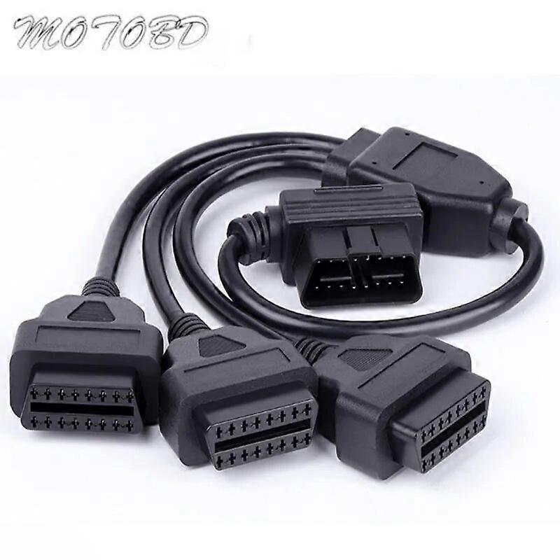 OBDTOOL OBD Extend Cable OBD2 Splitter Cable 1 to 4 Converter Adapter Wire Car Extension Cord Multi~function ST1M832