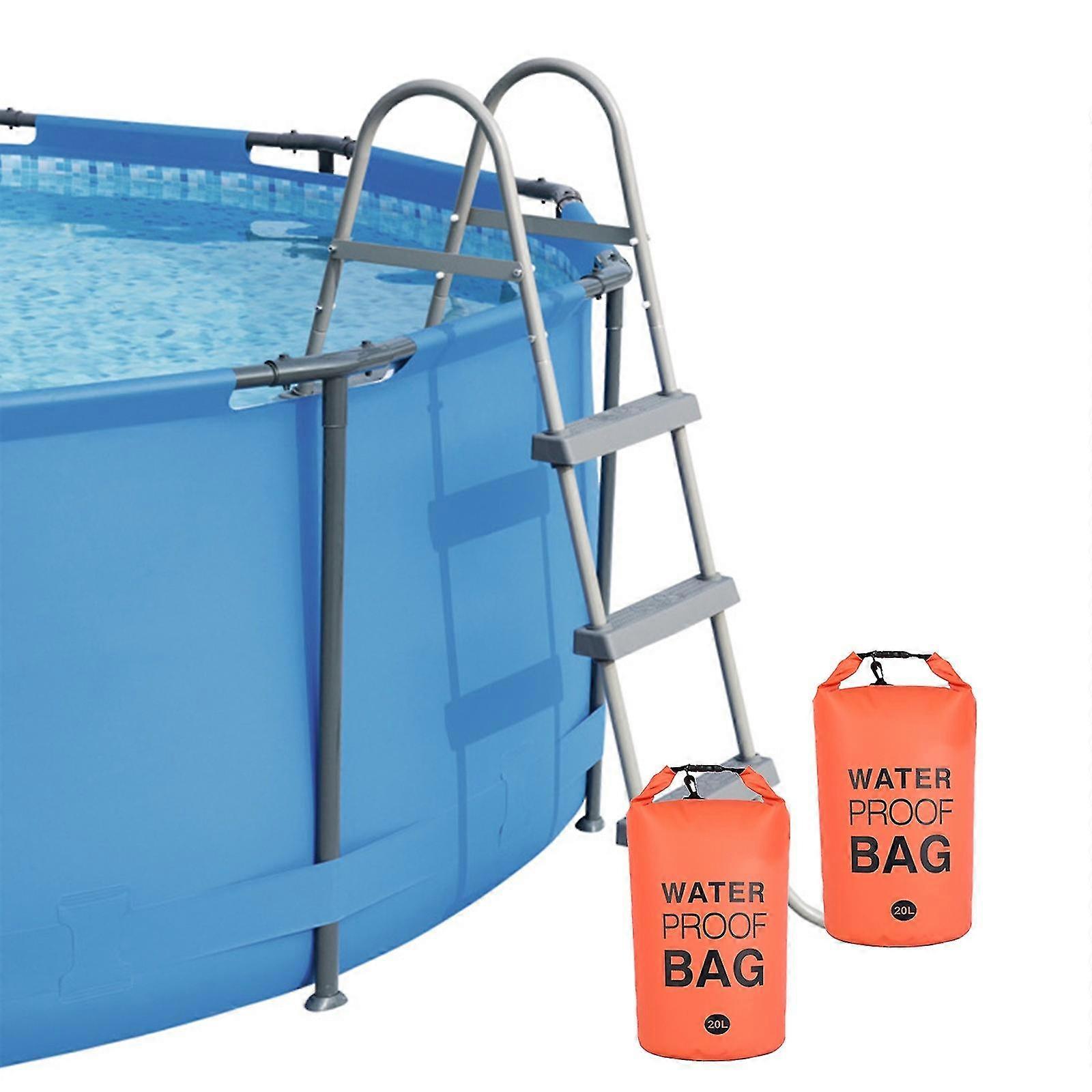 Universal Pool Ladder And Step Weight(20l) Easy&quick Fills Sand,250d Pvc Dry Bag ,no More Ripped Sandbag,work With Above Ground/in-ground Pool Steps
