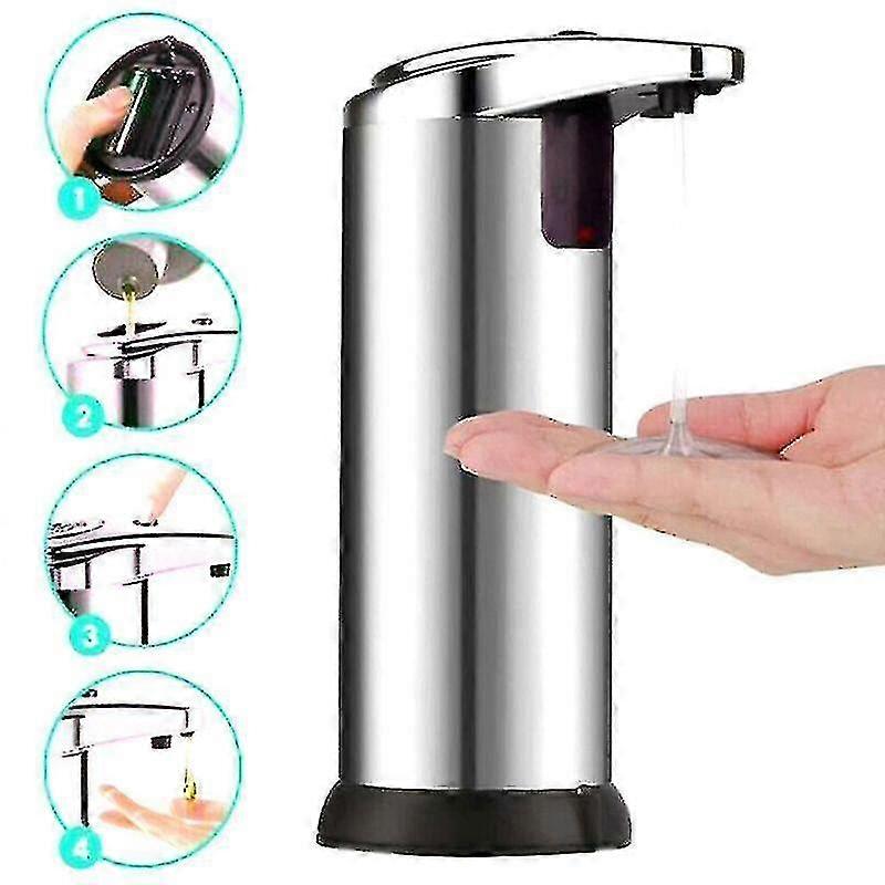 自動石鹸ディスペンサーバスルームタッチレスハンズフリーIRセンサー液体洗濯なし