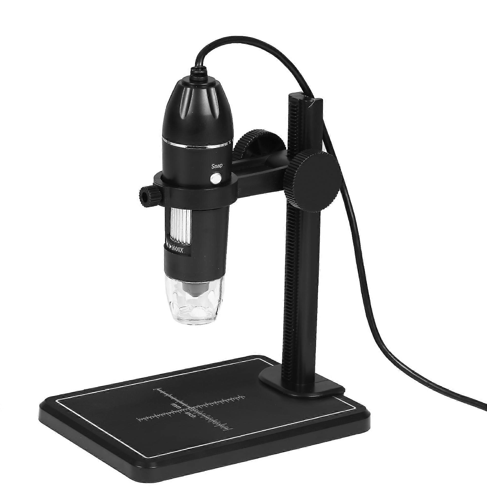 1600x Professional Usb Digital Microscope With Lift Stand Zoom Endoscope Camera