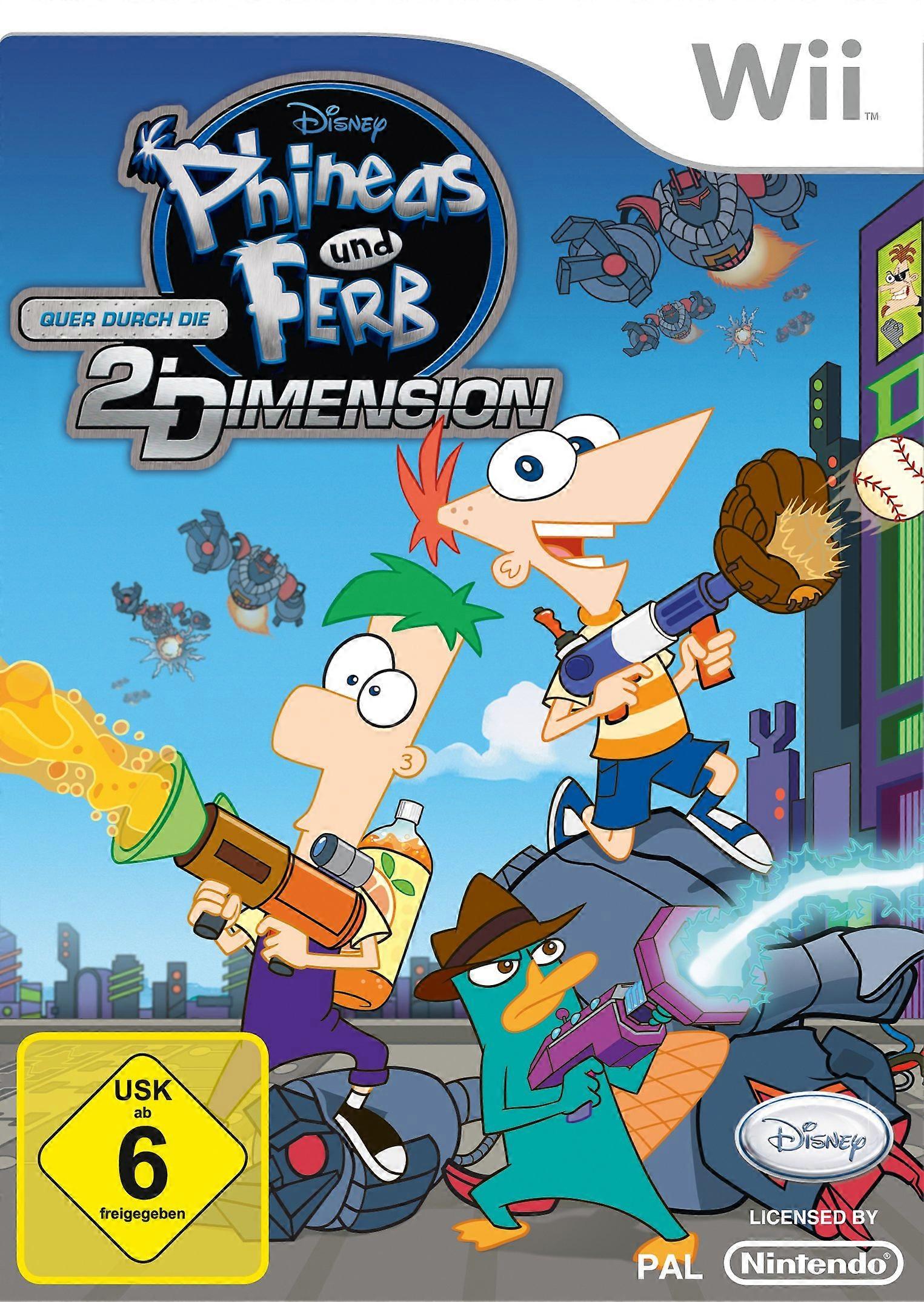 Phineas  Ferb - Quer durch die 2. Dimension - Nintendo Wii - PAL - New & Sealed