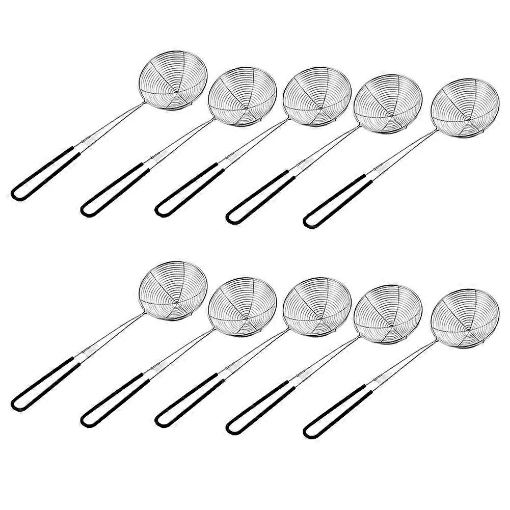 Set Di 3 Schiumarole In Acciaio Inox – Cucchiaio Forato Per Cucina, Ideale Per Hot Pot, Pasta, Fritture (3 Dimensioni)