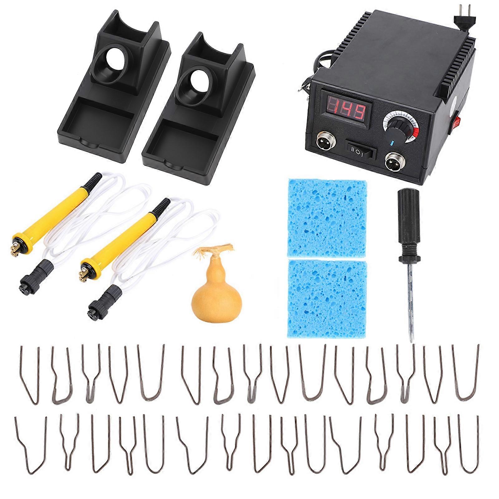 Wood Burning Kit Tool Professional Adjustable Temperature Pyrography Gourd Board Soldering IronAU Plug 220V