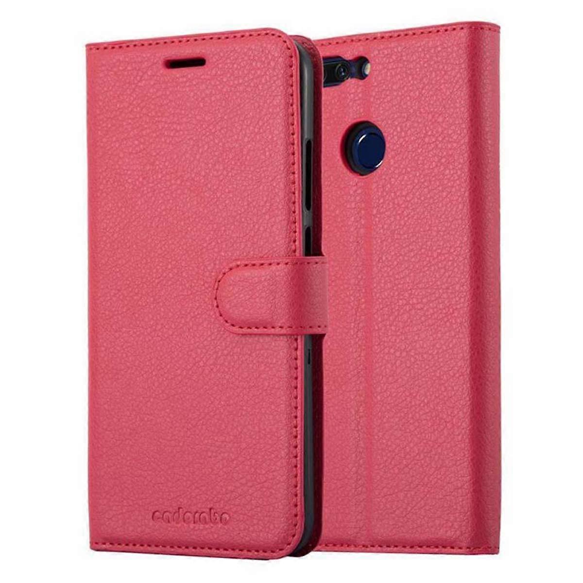 Honor V9 Case - Protective Case with Card Slots and Stand Function