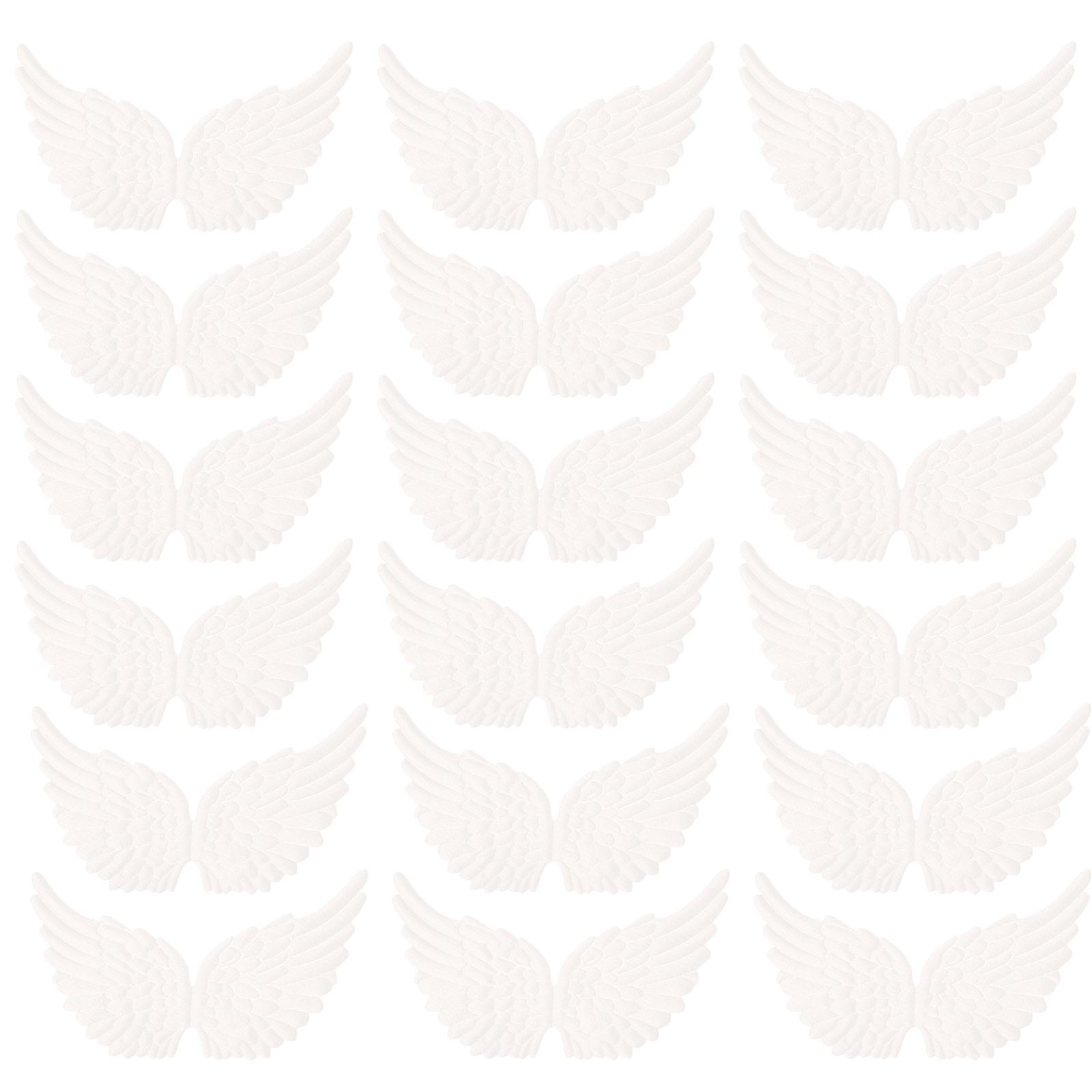 18pcs Angel Wing Shape Clothes Decors Christmas Decorations DIY Accessory