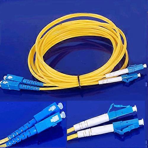 Duplex Singlemode Jumper Cable LC-SC LC To SC Fiber Optic Optical Patch Cord 3M