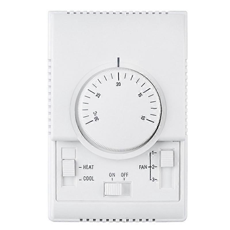 MT01 220VAC Room Mechanical Thermostat Air Conditioner Fan Coil Thermostat Temperature Controller W
