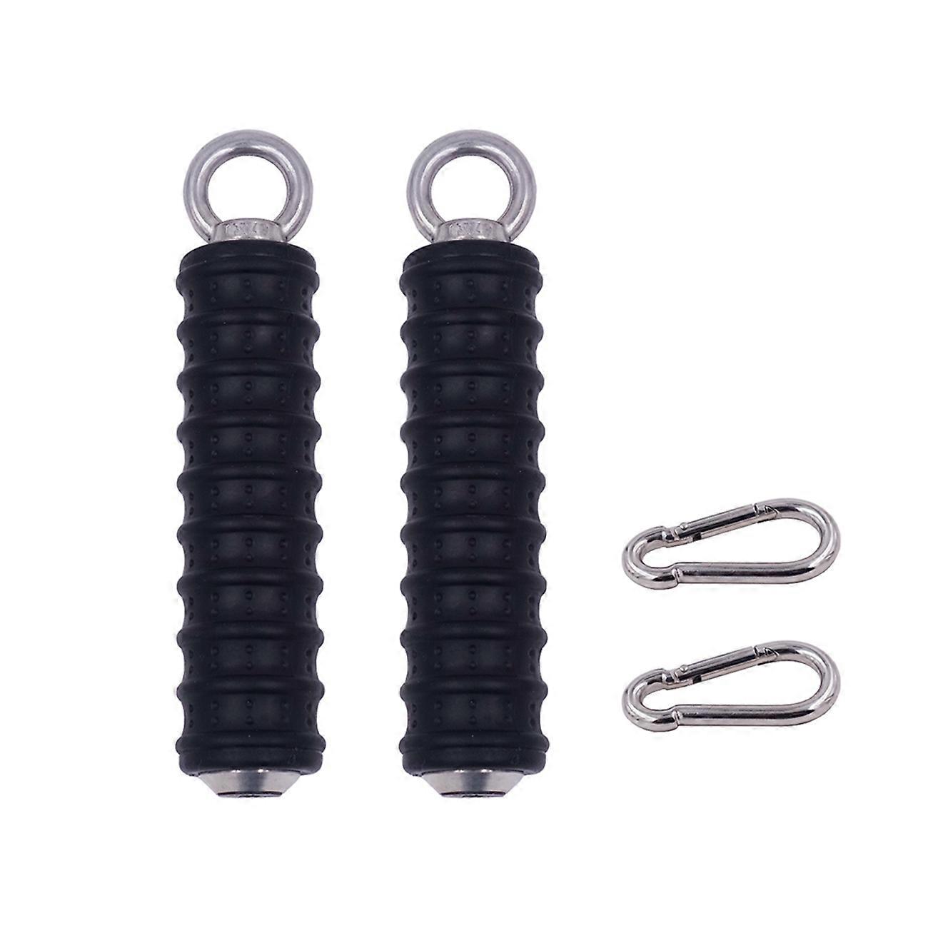2Pcs Push Down Single Gym Handle Triceps Strength Pull Up Hand Grips for Cable Machine Attachment A