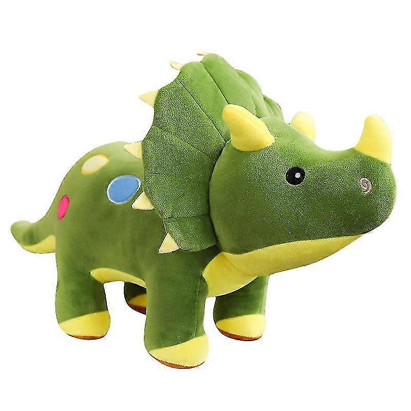 Dinosaur Stuffed Animal Soft Triceratops Plush Toy Dino Throw Plushie Doll