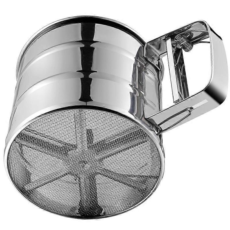 Stainless Steel Sifter for Baking, Double Layer Fine Mesh Sifter