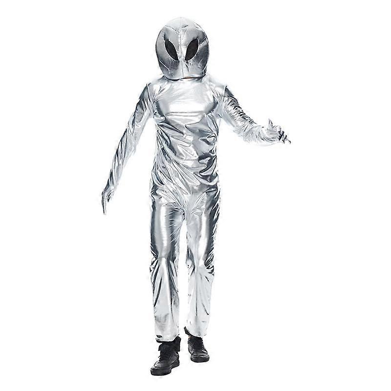 Halloween Costumes Space Party Performance Costume Funny UFO Astronaut Performance Costume, L