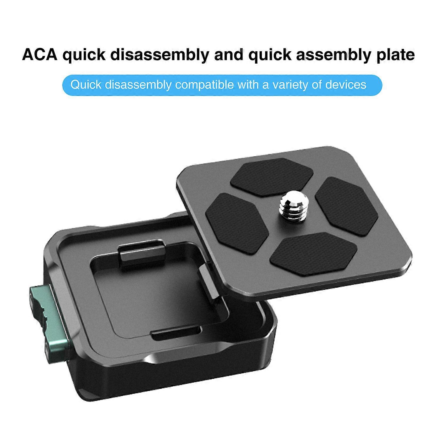 Schnellwechselplatten-Set Klemme für DSLR-Kamera Gopro Stativ Adapter Halterung Platte Board Schultergurt Klemmadapter
