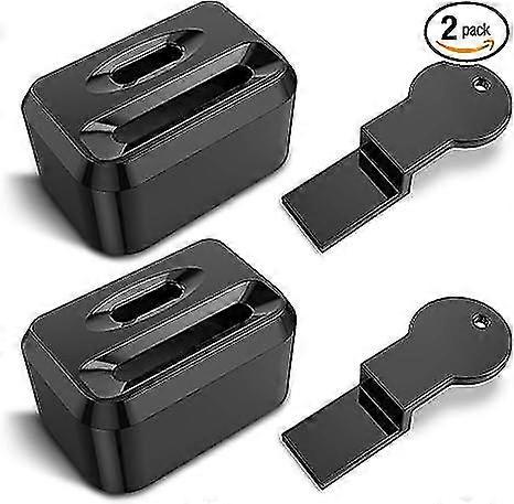 安全带锁套 - 防止儿童或特殊人士解锁安全带的 2 件套（通用型）