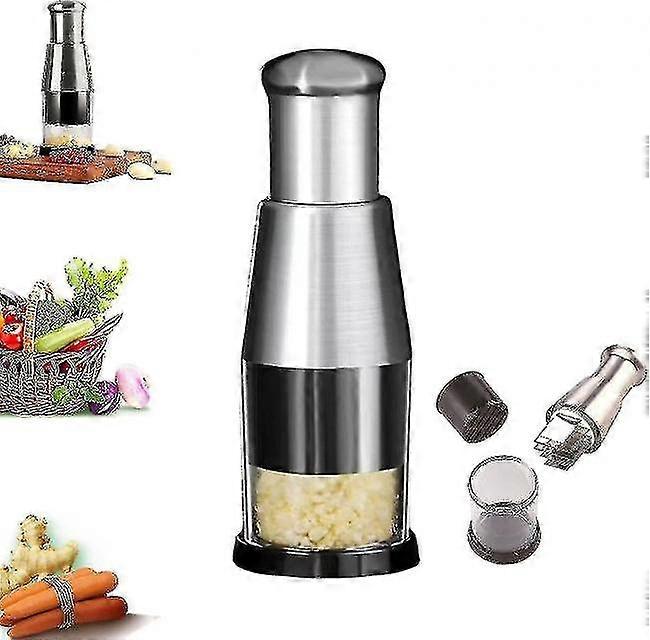 Onion Chopper Manual Hand Press Garlic Vegetable Food Cutter Processor