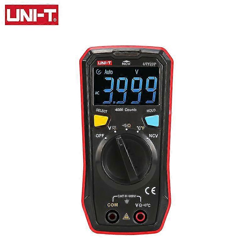 Uni-t Ut123t Digital Mini Multimeter Tester Auto Dc Ac Voltmeter Frequency Capacitance Ohm Meter Measuring Instruments