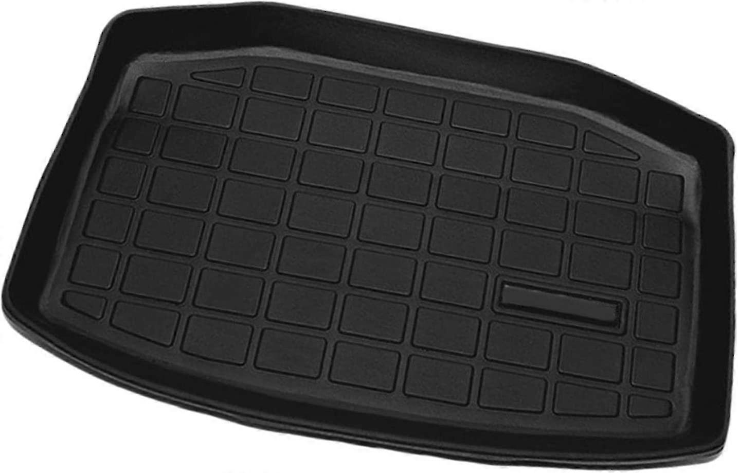 Tpe Car Rear Trunk Bottom Mat Waterproof Rear Trunk Liner Washable Anti-dirty Protective Pads For Tesla Model 3 2021 Accessories Black