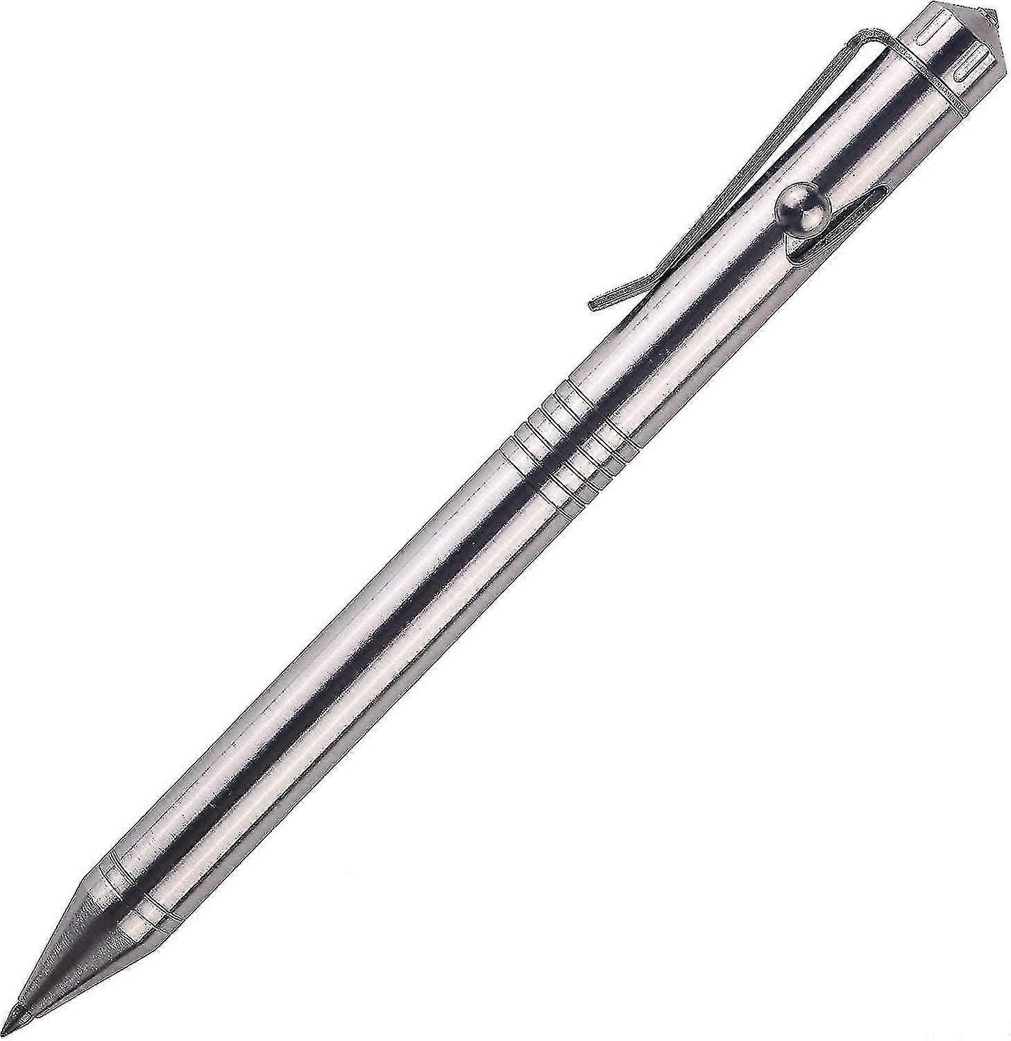 الفولاذ المقاوم للصدأ حبر جاف القلم مع الفولاذ المقاوم للصدأ كليب برغي غطاء جيب