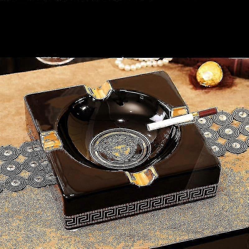 Ashtray Square Ceramic Cigar Ashtray--