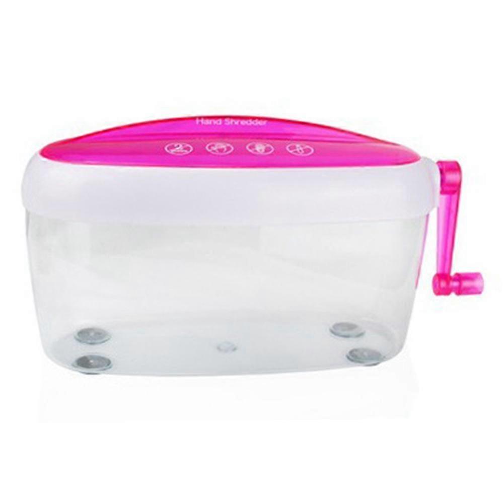 Mini Manual Small Portable Paper Shredder Applicable A4 Paper Cutting Tool Home Office Desktop Stat