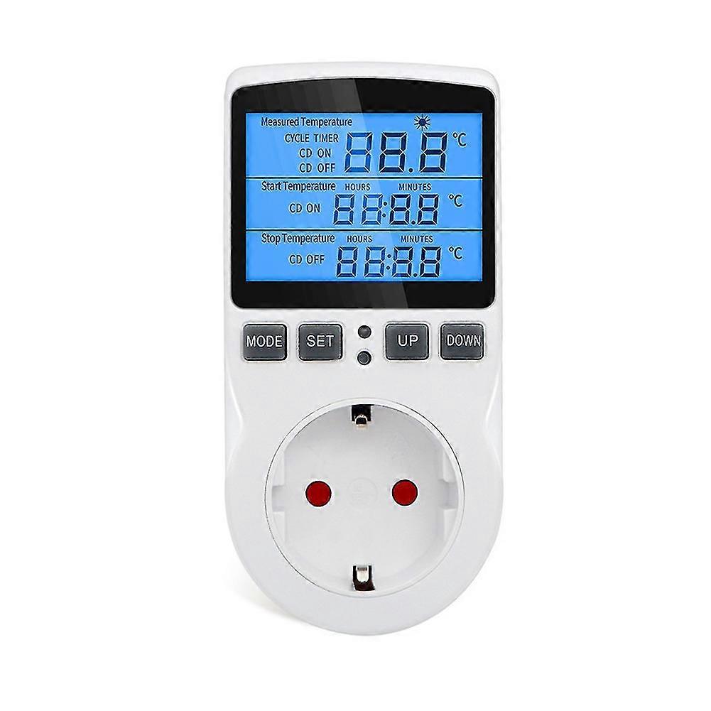 Electronic Digital Timer Switch 24 Hour Cyclic Kitchen Timer Outlet Programmable Timing Socket Eu P