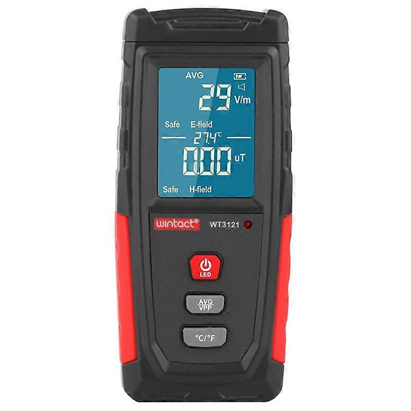 Electromagnetic And Magnetic Radiation Detector Lcd Tester Meter Phone Computer Electromagnetic Radiation Detector