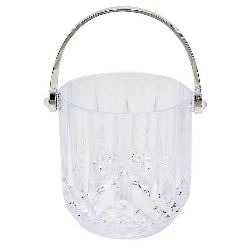 1pc Acrylic Crystal Ice Bucket Bar Creative Ice Storage Barrel Transparent
