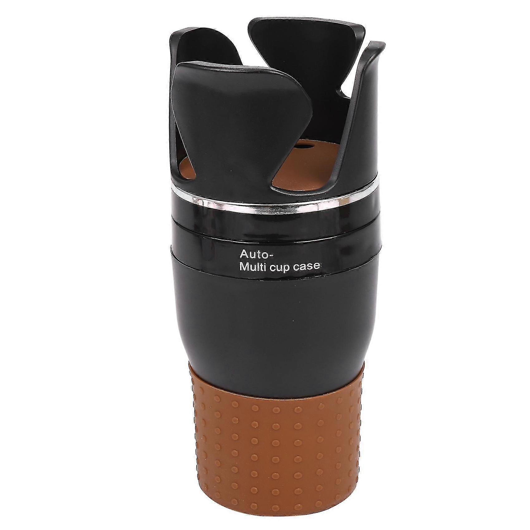 Car Multi Cup Holder Organiser 4 In 1 Bottle Insert (black)