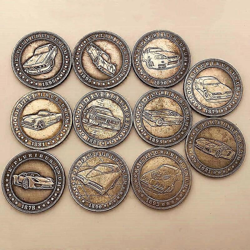 アンティークカメオカーコレクタブルコインセットアメリカンワンダラーモーガンお土産コインメダルホームデコレーションクラフトコレクションギフト