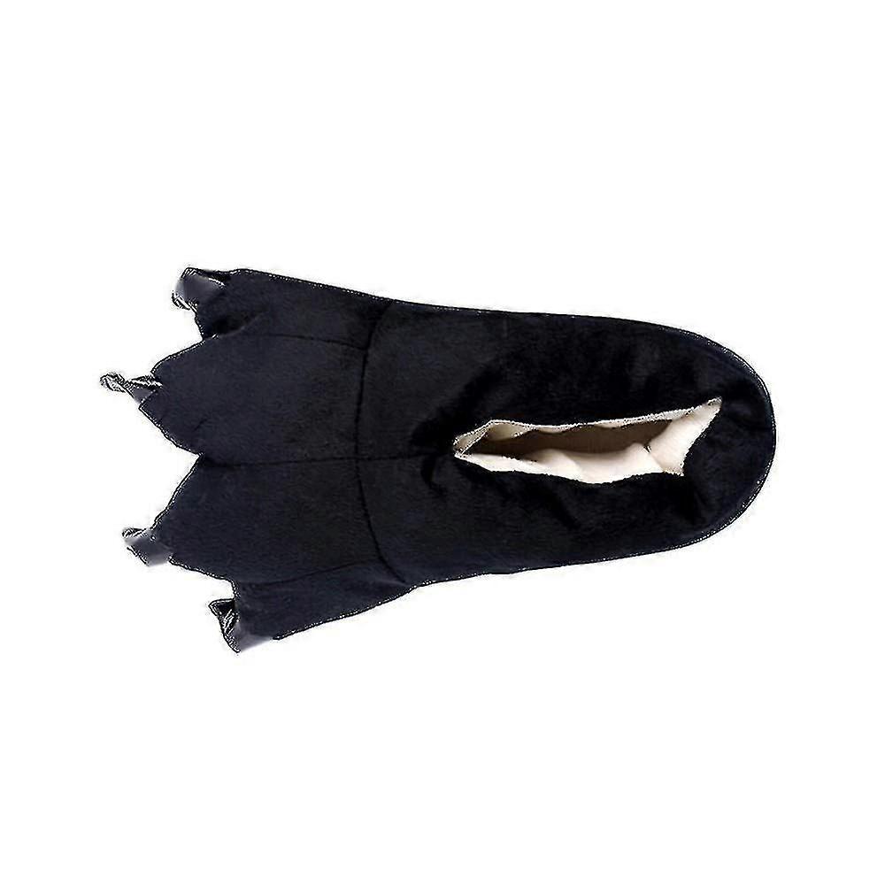 Unisex House Slippers Monster Claw Novelty Plush Paw Warm Soft Cotton Animal Fantasy Cosplay Costume Shoes Autumn Winter Indoor