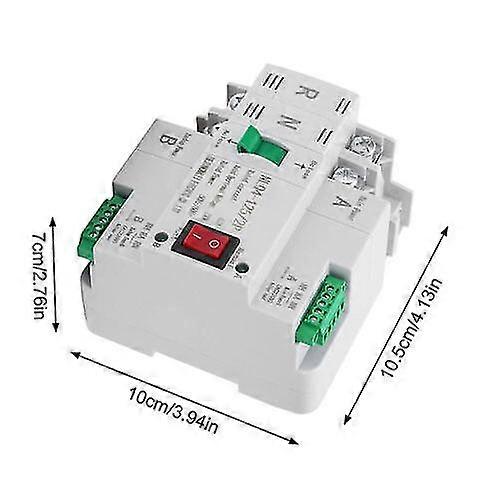 2p 63a Dual Power Automatic Transfer Switch For Generator Changeover Switch
