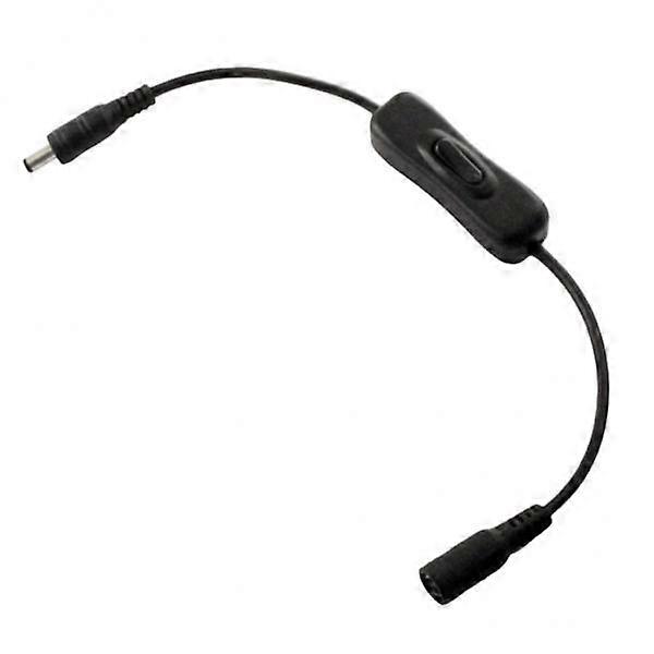 3xLED Strip Light Inline On/Off Switch Cable DC Jack (5.5x2.1mm) Connector
