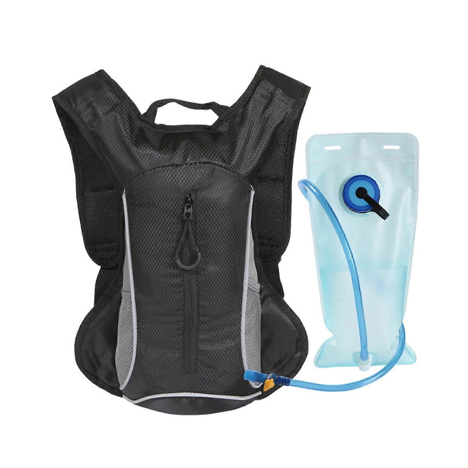 Hiking Hydration Backpack Daypack Hydration Pack for Cycling Climbing Biking Black