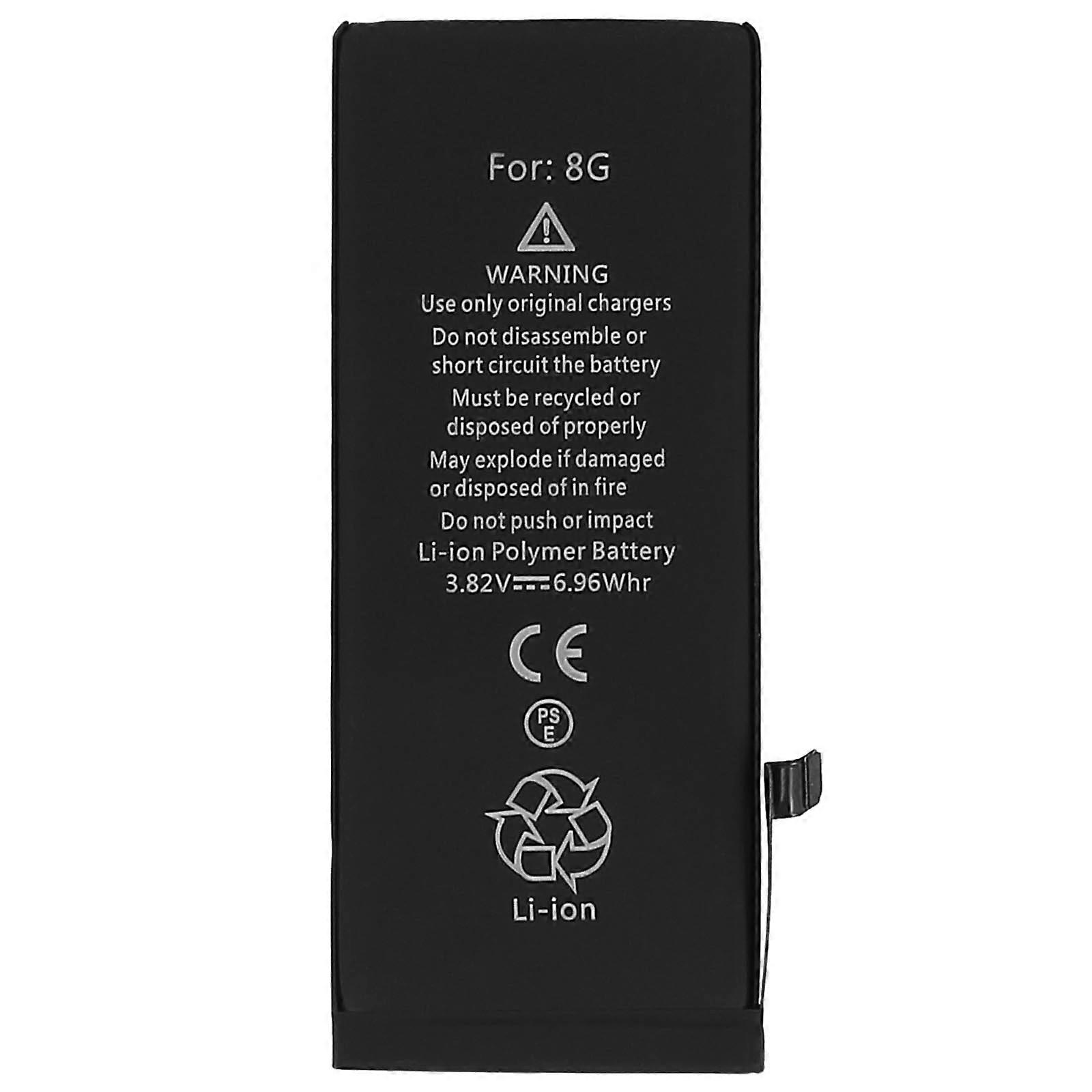 Battery for Apple iPhone 8, replace 1IP3/39/94, 1821mAh Replacement Battery