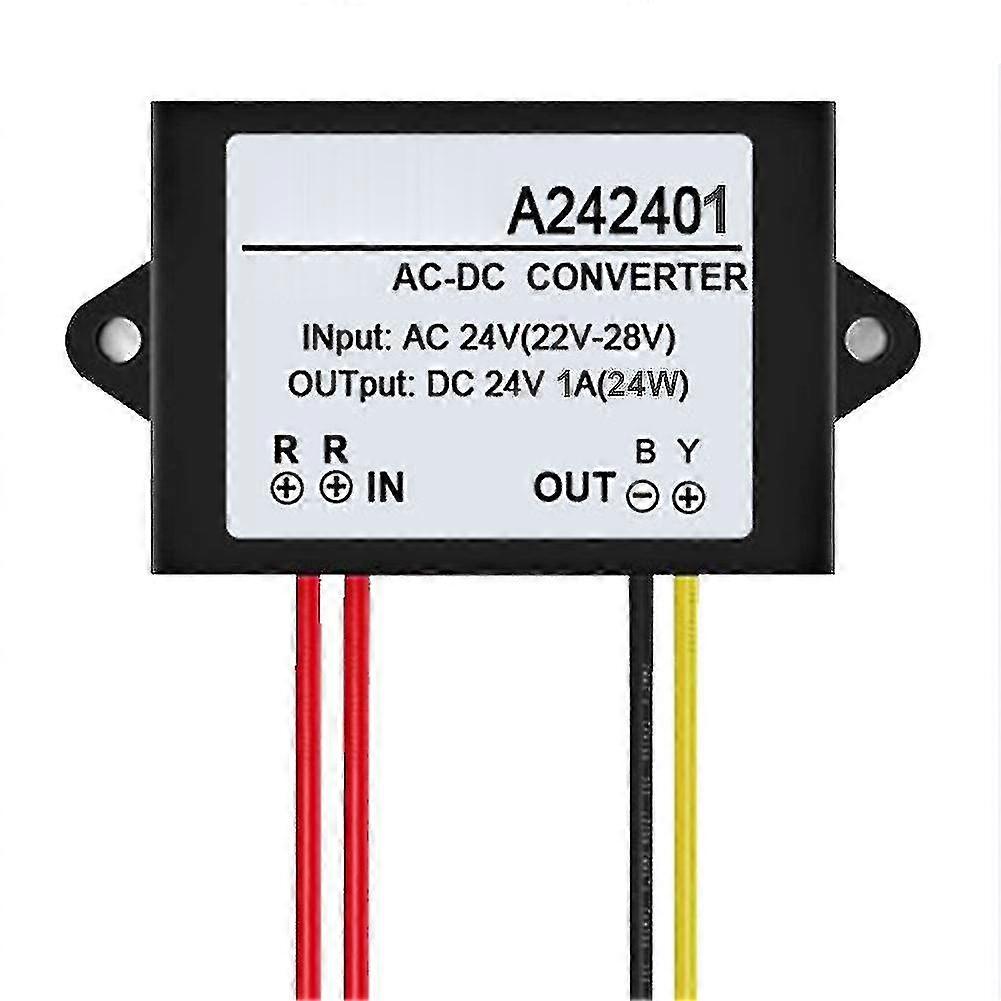 מודול מתאם ממיר ספק כוח מיני עמיד למים AC 24V ל-DC 24V 1/2/3A Qinhai