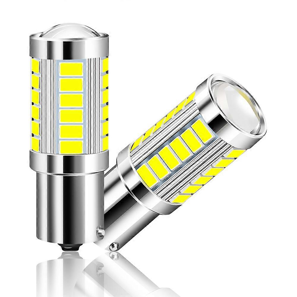 2 PCS LED Bulb P21W Ba15s 1156 PY21W Bay15d 1157 Turn Signal car light 12V 5730 Chipset 7500K Auto Tail Brake Parking Lamps
