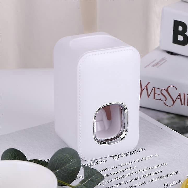 Toothpaste Dispenser, Automatic Dispenser (white)