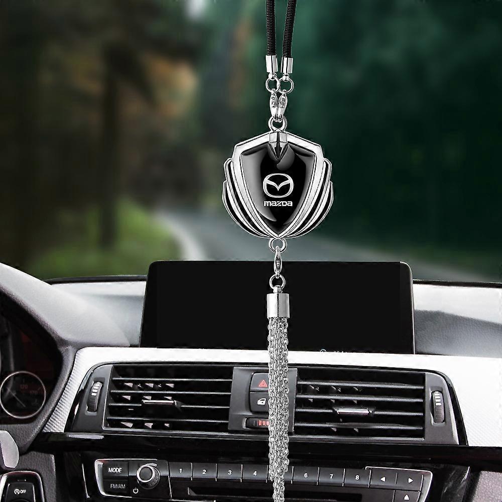 1PCS Car Rearview Mirror Pendant Auto Interior Hanging Ornaments Accessories for Mazda 3 bk 6 gg 2 CX5 CX30 CX3 CX7 Mx5 Nb 5 Nc