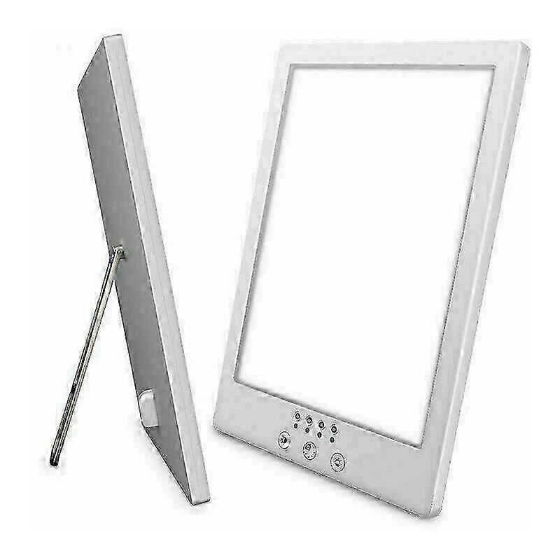 Light Therapy Lamp 12000 Lux, Uv-free Led With Adjustable Brightness And Colour Temperature, Timer, Touch Control, Memory Function, Compact Size For H