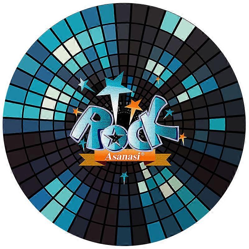 Strumento musicale geometrico Pianoforte Stampa Modello Soggiorno Camera da letto Camera da letto Decorazione Tappetino rotondo Antiscivolo Tappeto Tamburo