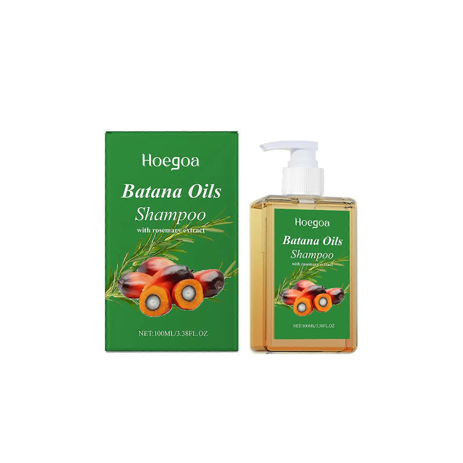 Batana Oil Shampoo with Rosemary Extract, Batana Oil & Rosemary Shampoo Reduce Hair Loss, Nourishing & Regenerating, Soft, Volumizing and Fluffy