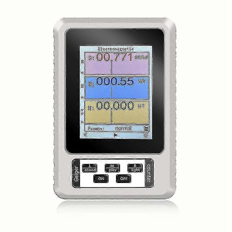 Xr2 Br-9a Handheld Electromagnetic Radiation Detector High Precision Electromagnetic Radiation Tester White PXCL