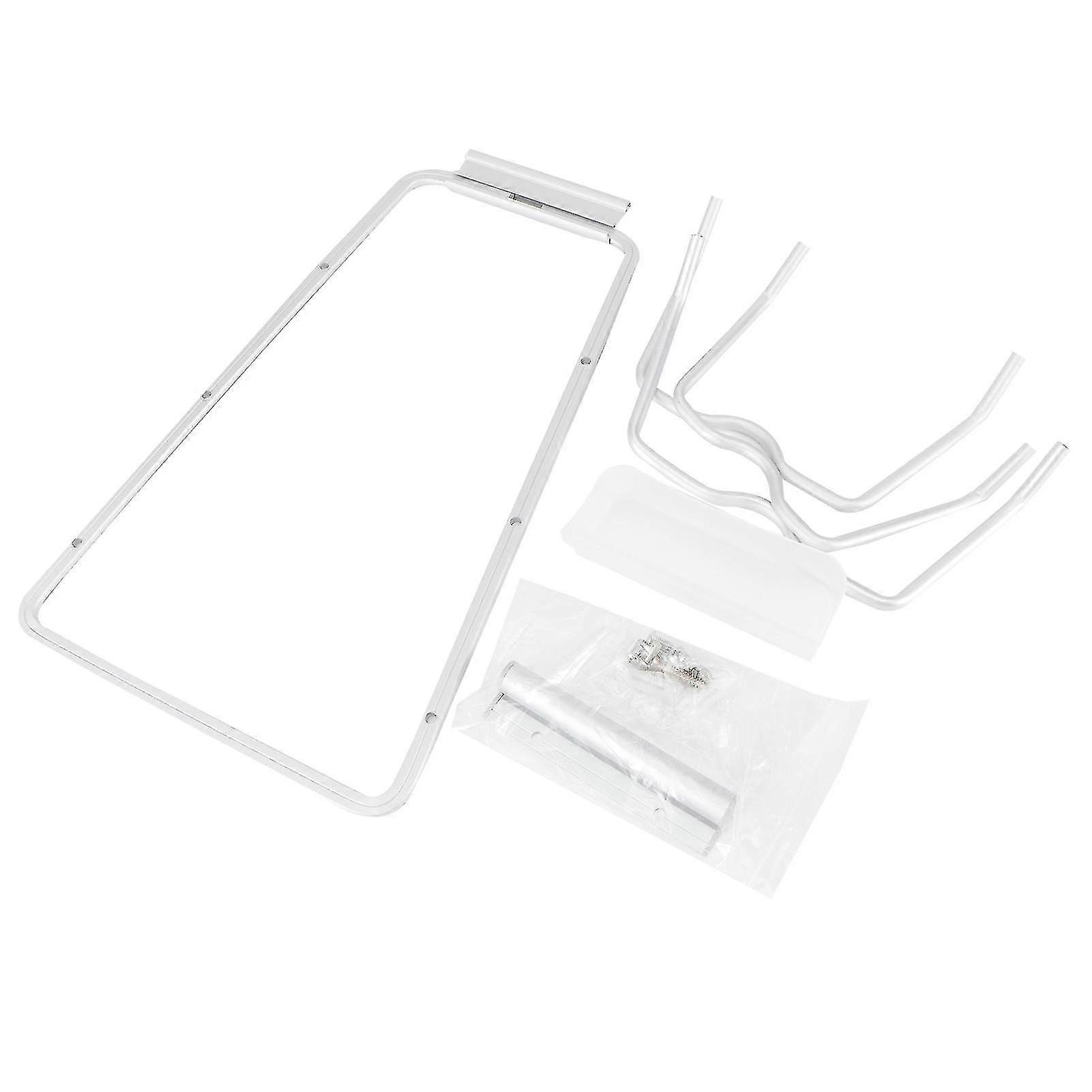 3-Tier Wall Mounted Pot Lid Storage Rack Organizer - Kitchen Accessories