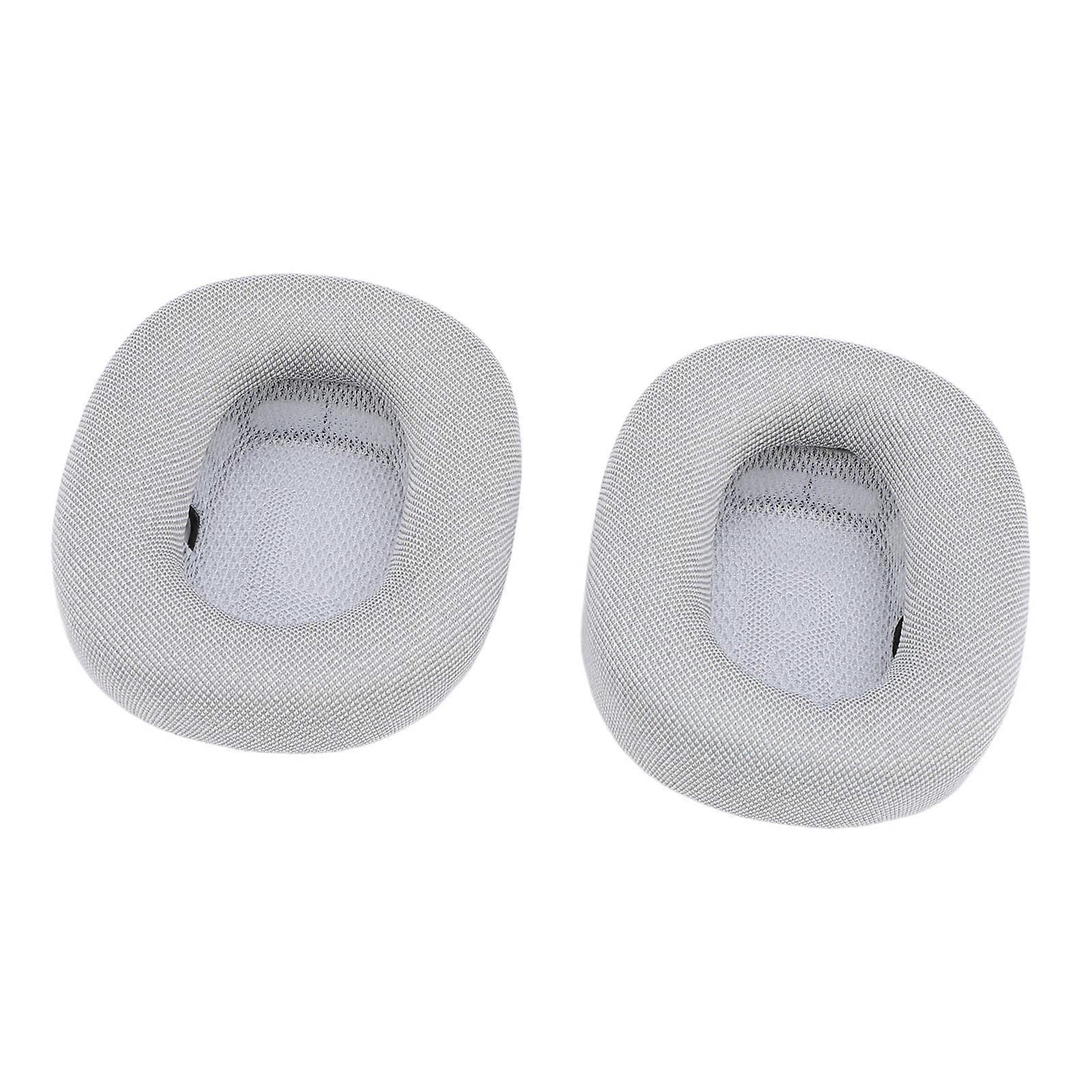 2pcs Replacement Ear Pads Cushions Headphones Earpads Ear Cups Mesh High Density Memory Foam Grey 