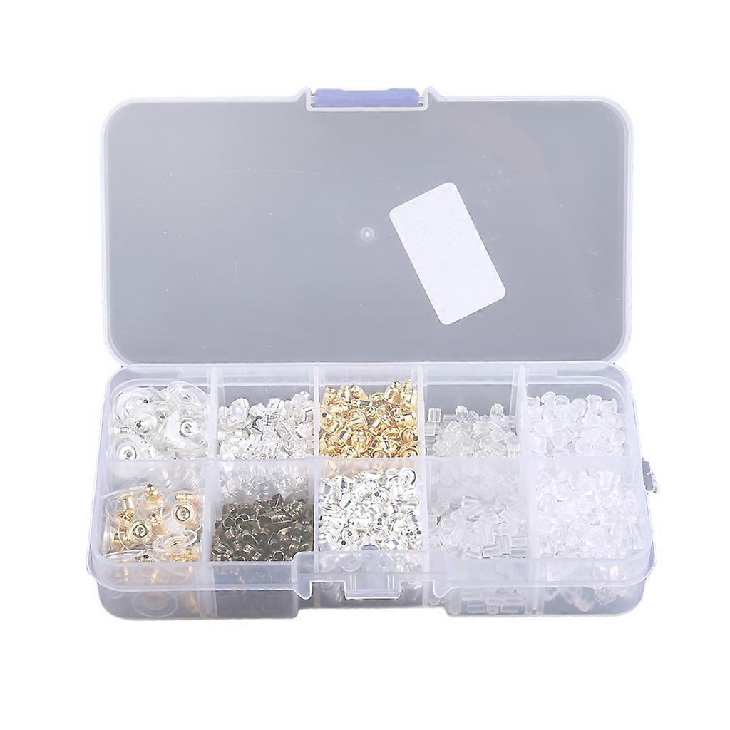 Rubber Ear Backs Stopper Earnuts Stud Earring Back Supplies For DIY Jewelry