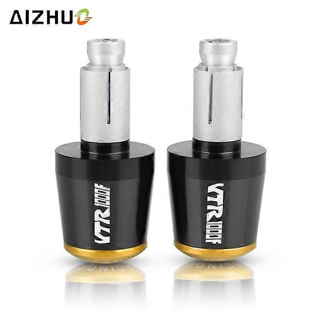 Motorcycle Handlebar End Grips Hand Cap Hand Bar End 7/822mm For HONDA VTR1000F FIRESTORM VTR1000 VTR 1000 F 1998-2005