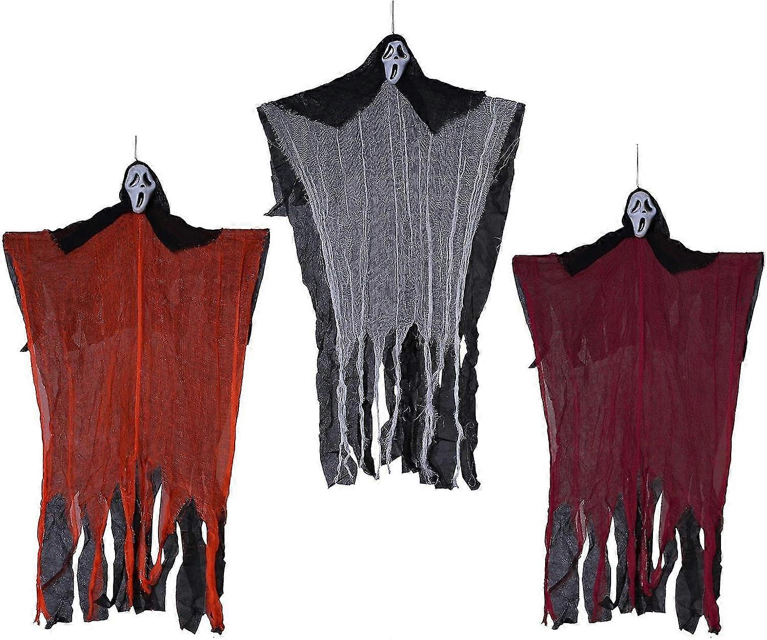 Halloween Skull Gauze Hanging Ghost Decoration