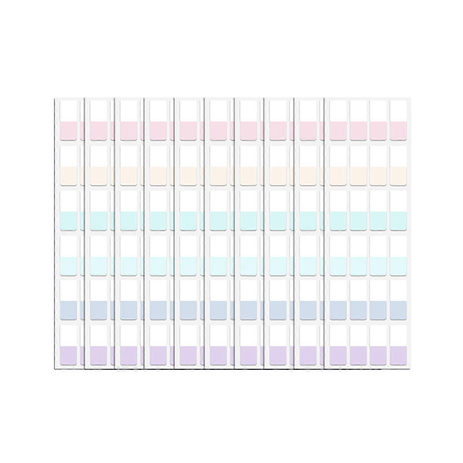 Page Markers Classify Files Lable Indexs Tabs Office Portable PET Multicolor Sticky