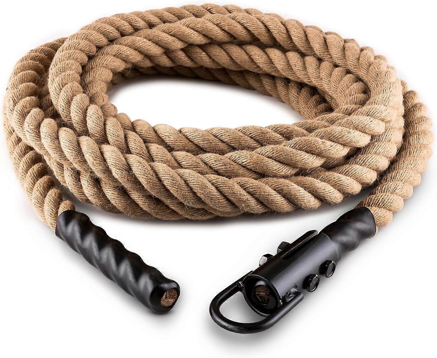 Bodybuilding/fitness cross-training rope with 4.6, 9, 12 or 15 m hooks