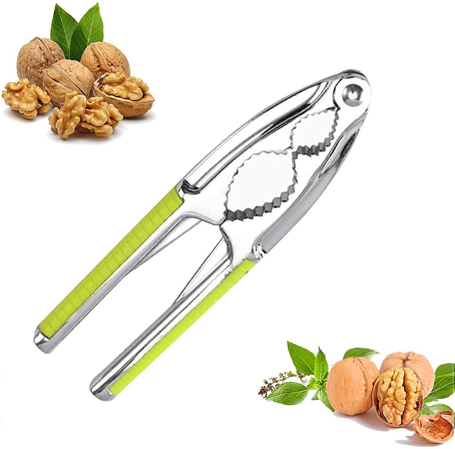 Nutcracker,Nut Tongs,Nut Tool Zinc Alloy Nutcracker, for Walnuts, Walnuts, Pecans, Hazelnuts, Almonds